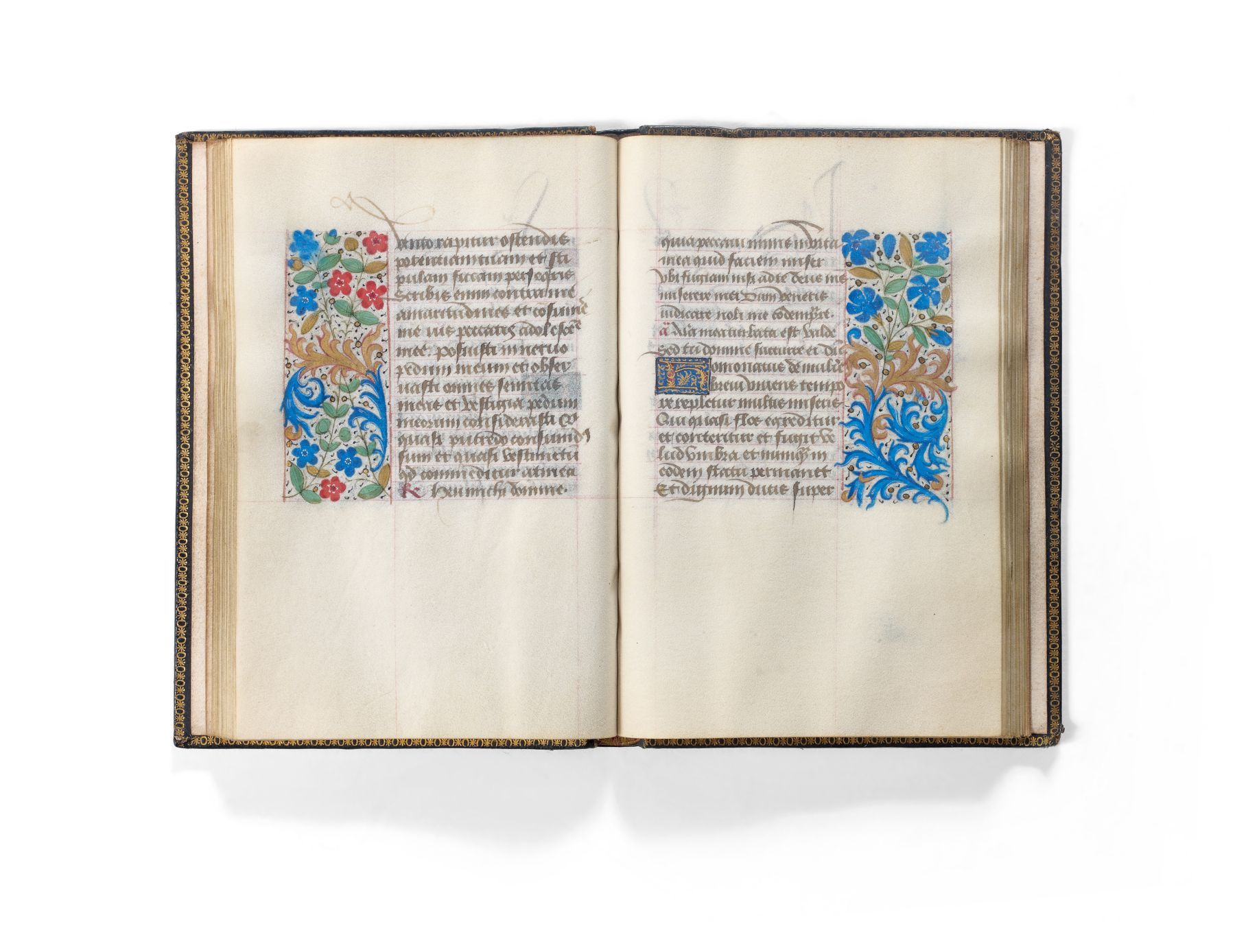 Manuscrit enluminé sur parchemin